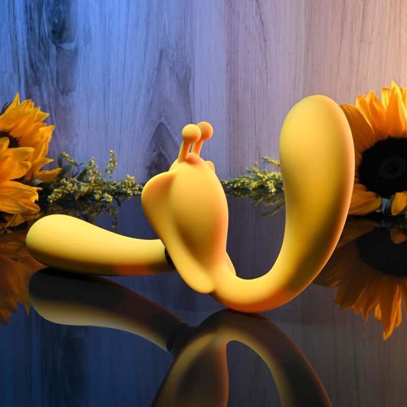 Evolved - the monarch - strapless strap-on vibrator - Product bottom view  | Flirtybay.com.au